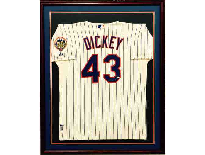 R.A. Dickey Signed Mets Jersey