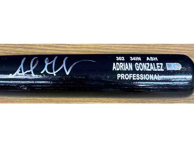 Adrian Gonzalez Signed Baseball Bat
