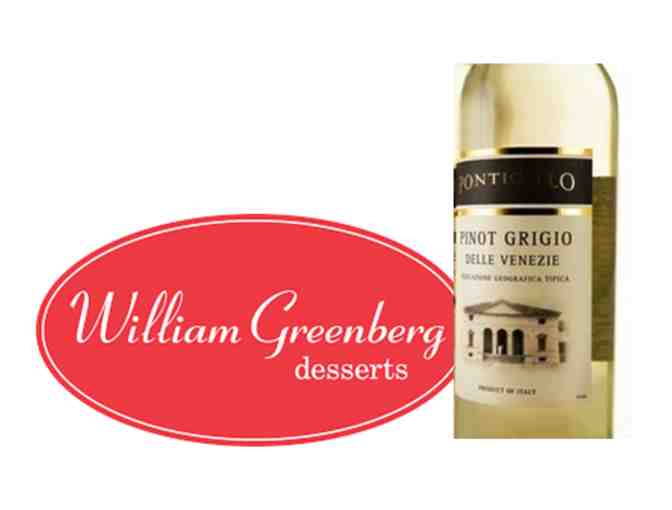 $25 Gift Card at WILLIAM GREENBERG DESSERTS & a Bottle of PINOT GRIGIO