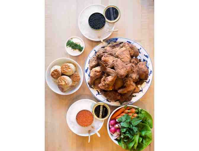 Fried Chicken Meal at MOMOFUKU NOODLE BAR & Momofuku Cookbook Signed by David Chang