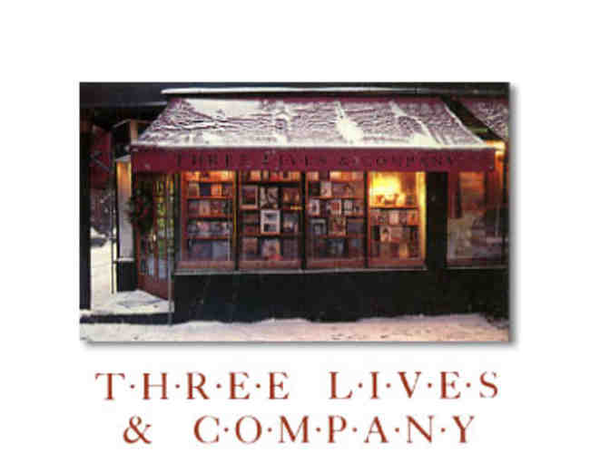 THREE LIVES Bookstore - $50 Gift Certificate