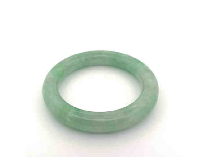 Apple Green Jade Bangle - Photo 1