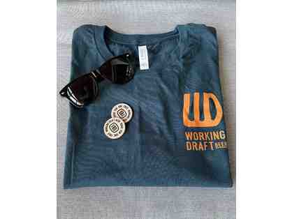 Working Draft Beer Tokens for Two (2) Free Beers Plus Sunglasses & a Large Tshirt