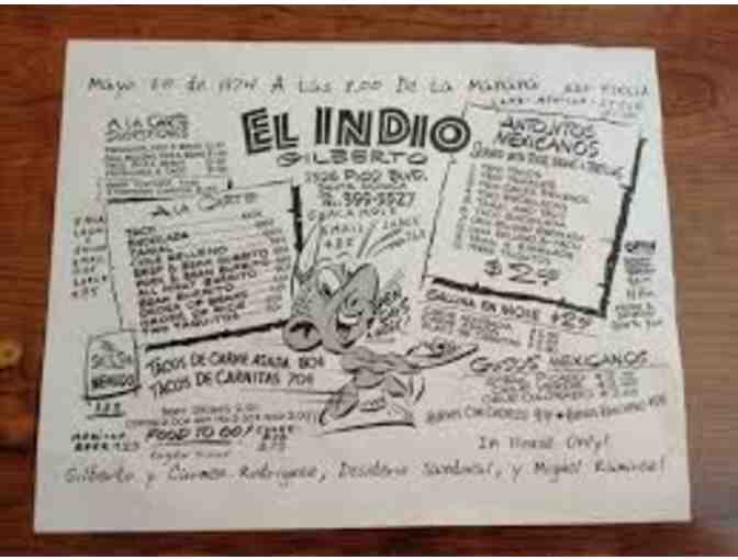 Gilbert's El Indio - $25 Gift Card