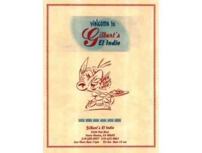 Gilbert's El Indio - $25 Gift Card