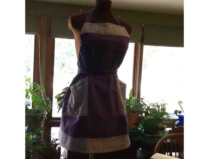 Reversible Ravens Apron with Adjustable Strap