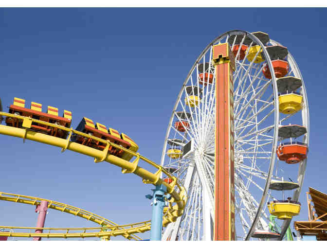 Santa Monica Pier Amusement Park - 4 unlimited ride wristbands valued at $120