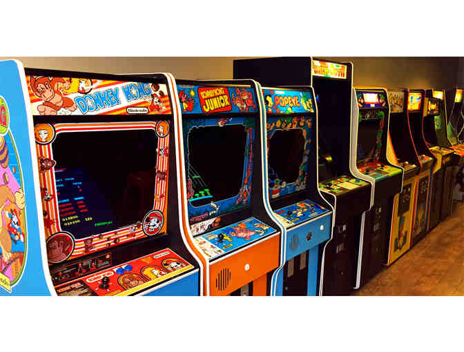 Neon Retro Arcade - Five 1-hour admission gift certificates valued at $50
