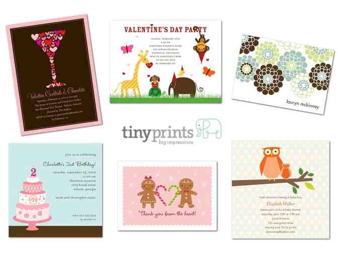 Tiny Prints $25 Gift Certificate