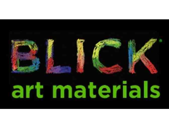 Blick Art Materials Bag filled with Art Supplies
