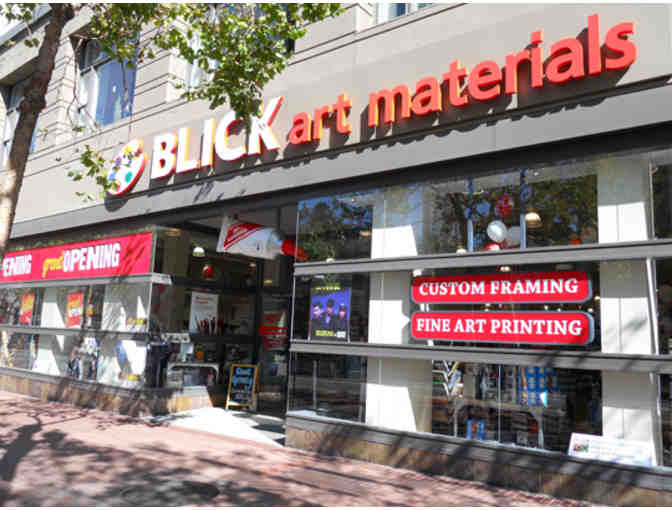 Blick Art Materials Bag filled with Art Supplies