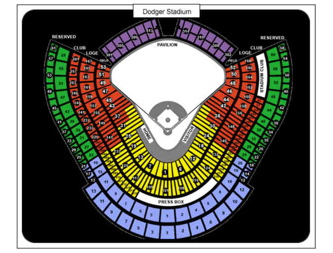 Dodgers vs. Angels Tickets - 4 Executive Club Level Tickets valued at $340