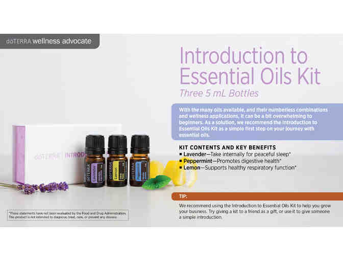 DOTERRA Introductory Oil Kit and Introductory Class - valued at $55