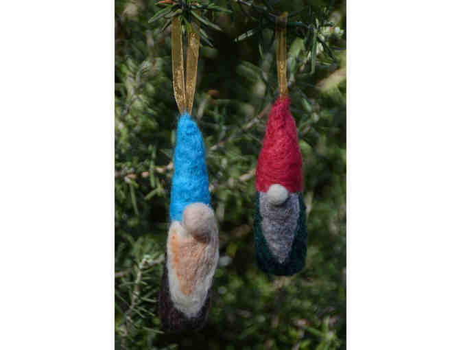 Needle Felted Gnome ornament