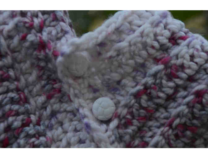 Pink Button cowl