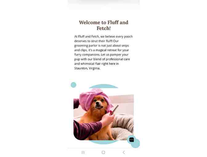 $100 Dog Grooming Gift Certificate @ Fluff and Fetch