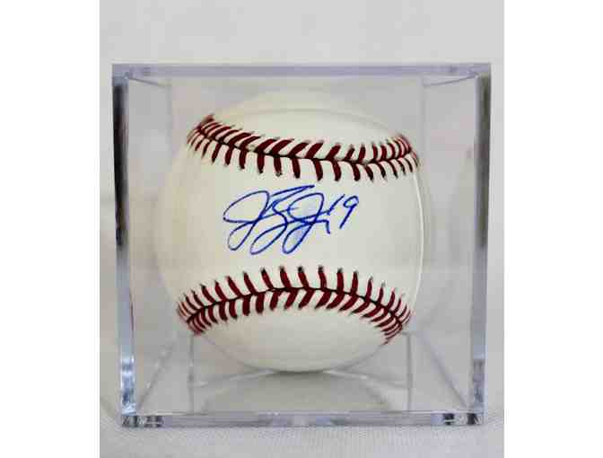 Baseball autographed by Red Sox Player Jackie Bradley Jr.