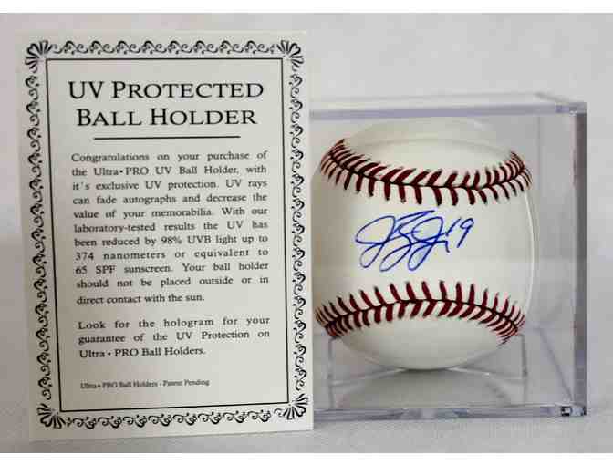 Baseball autographed by Red Sox Player Jackie Bradley Jr.