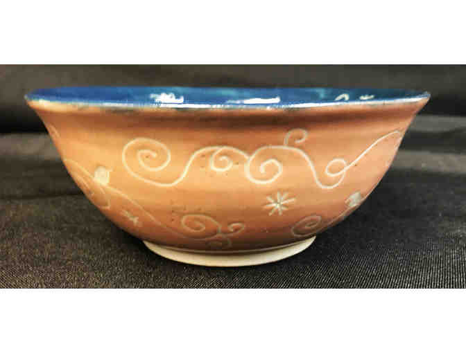 Wheel Thrown 'Bird' Bowl - Pottery