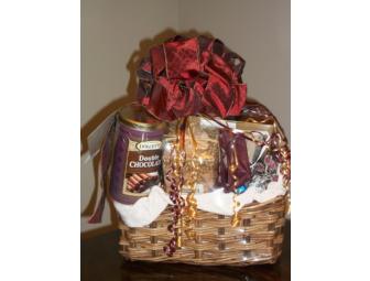 Gourmet Gift Basket donated by Pamela Piccone