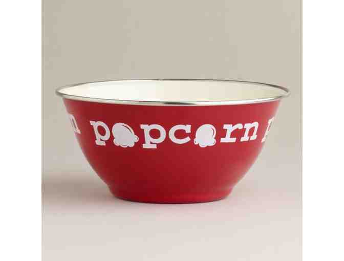 Popcorn Family Night! Popcorn maker, bowl and boxes