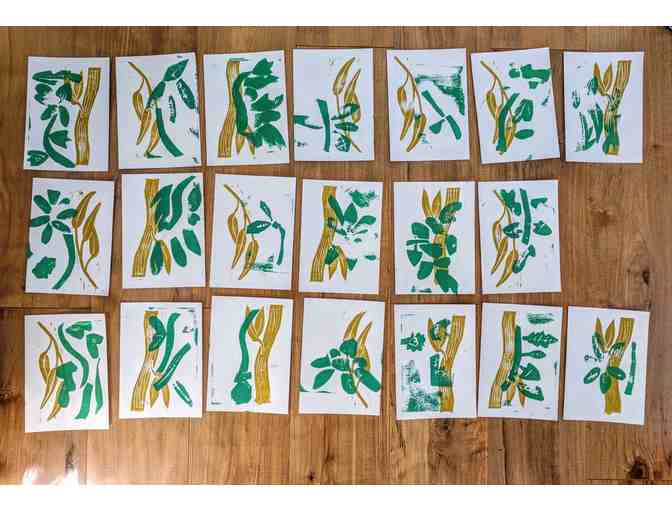 0 Kindergarten - Leaf Solo Print (Ms. Norman - Ashby)