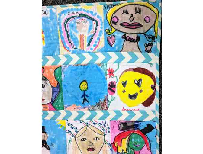 2nd grade - Quilt of Self Portraits (Ms. Langley/Flora)