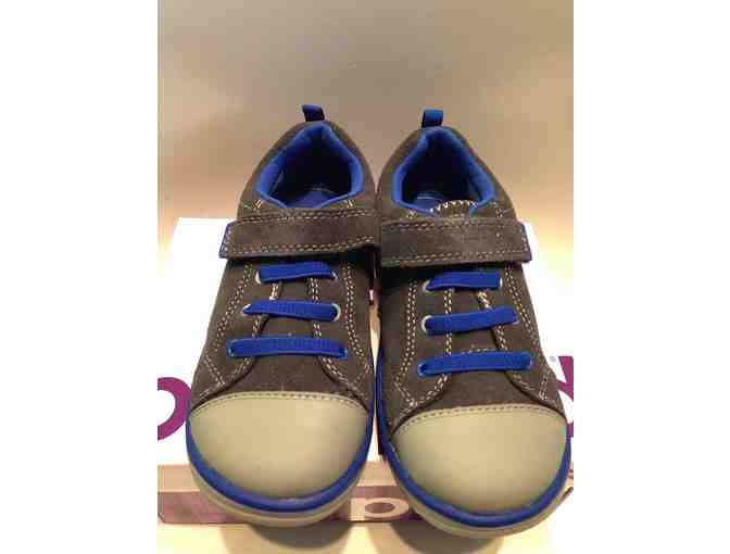 Pediped Flex Shoes - Jett Grey/Blue, 12-12.5 (T)