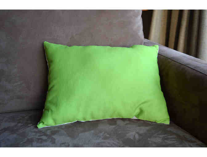Custom Botanical Throw Pillow - Spring Green #1