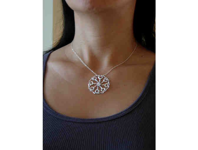 Yoga Mandala Pendant Necklace - Vina Shih Jewelry (T)