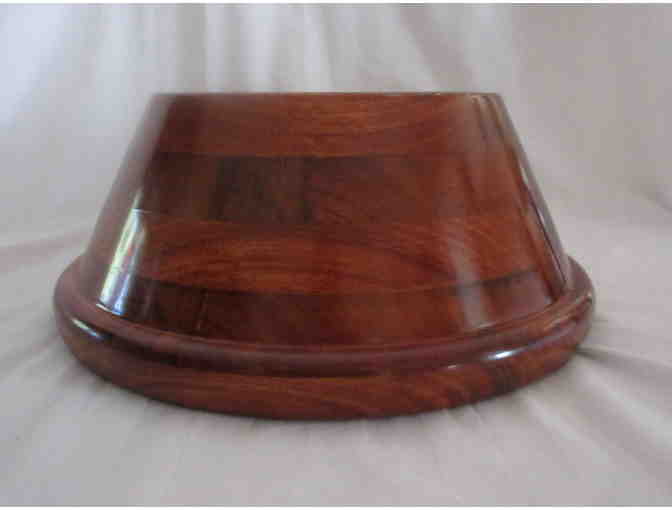 Wooden Salad Bowls with Utensils.