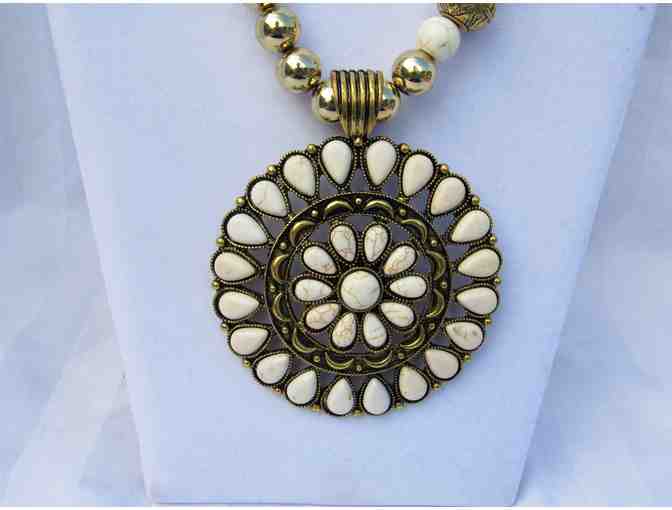 White Howlite Necklace