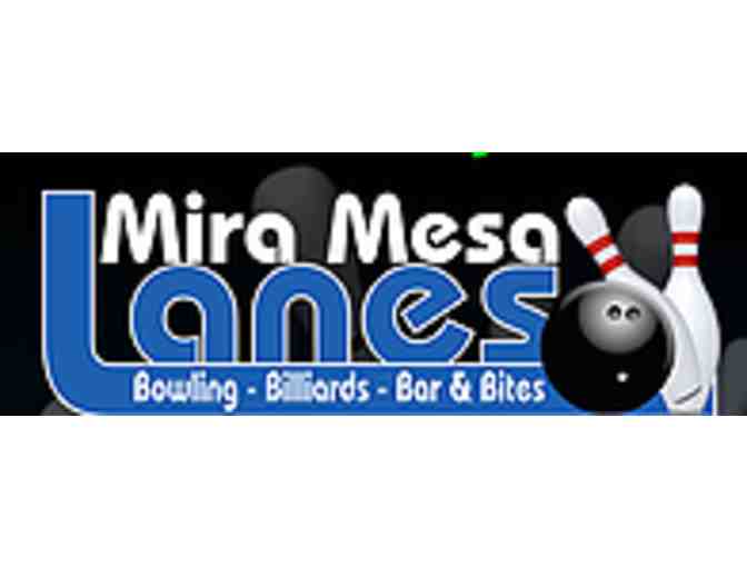 Two Hours of Bowling And Up To 4 Shoe Rentals At Mira Mesa Bowling Lanes