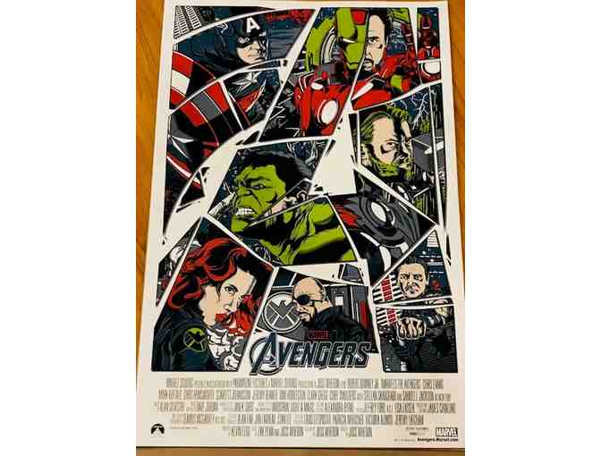 Anthony Petrie Limited Edition Marvel Avengers Poster