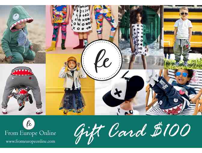 From Europe Online - $100 Gift Certificate