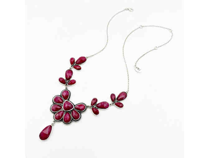 Hespera - Leilani Necklace - Faceted Ruby - Photo 1