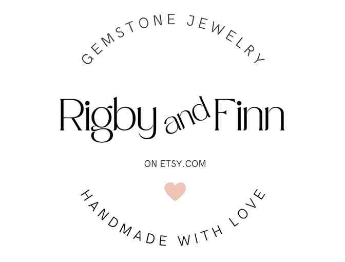 Rigby And Finn - Garnet Cube Necklace - Photo 4