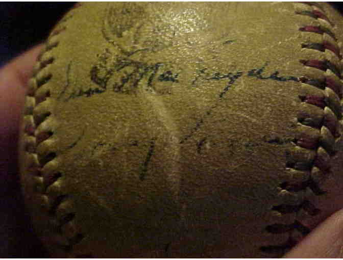 Babe Ruth Lou Gehrig Autographed Baseball