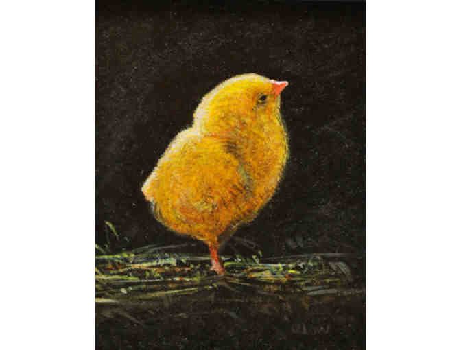 Oil Painting of Chick by Joseph Low
