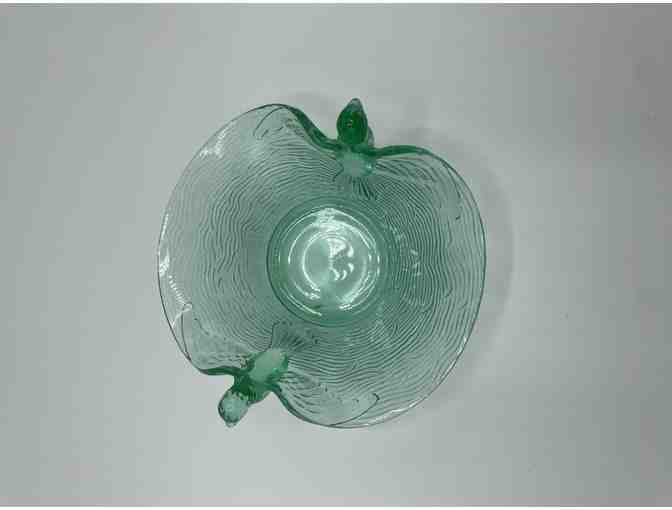 Dugan Depression Glass Bird Candy Dish