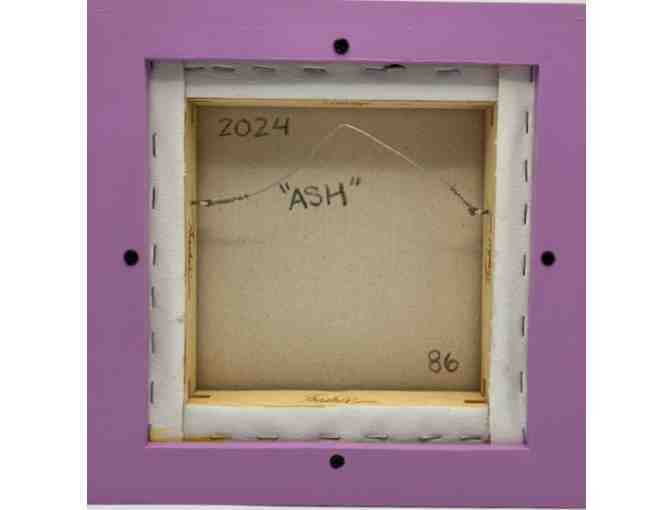 Canvas with Frame Oil Painting of 'Ash' the Pigeon by Mckenna Van Koppen