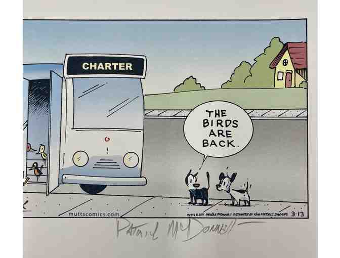 Signed MUTTS Print by Patrick McDonnell