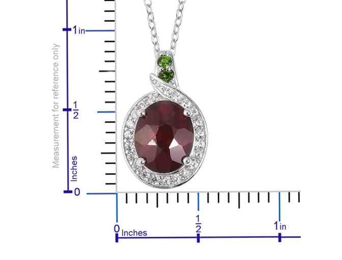Hessonite Garnet Pendant Necklace by Emily Gentner