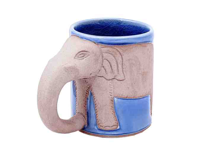 Artisan Ceramic Elephant Mug and Premium Chai Tea