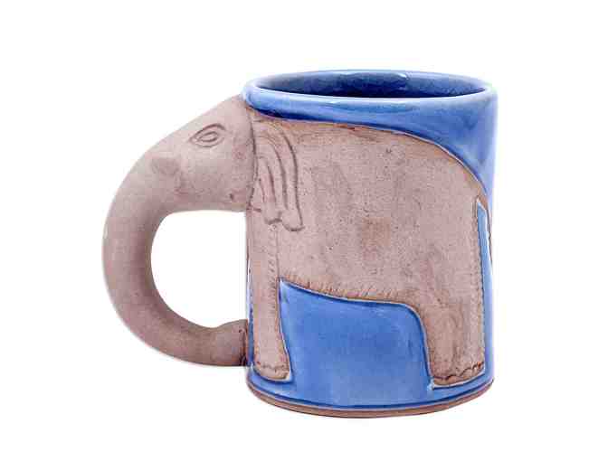 Artisan Ceramic Elephant Mug and Premium Chai Tea