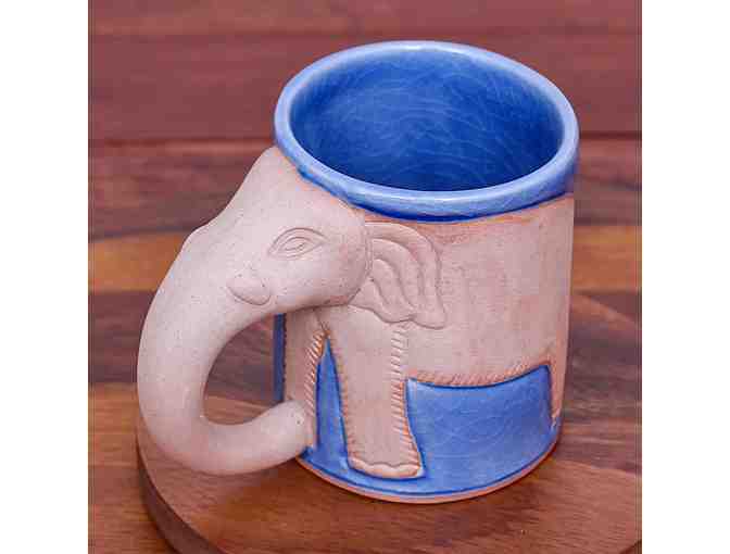 Artisan Ceramic Elephant Mug and Premium Chai Tea