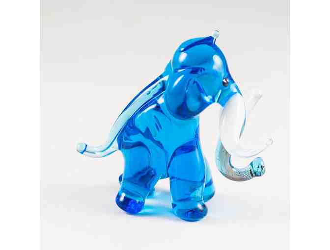 2 Gorgeous Elephant Hooks and 2 Artisan Glass Mammoths