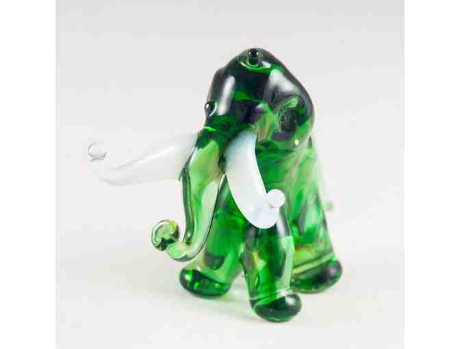 2 Gorgeous Elephant Hooks and 2 Artisan Glass Mammoths