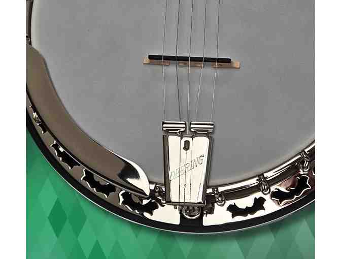 Deering Eagle II Banjo autographed by Jens Kruger