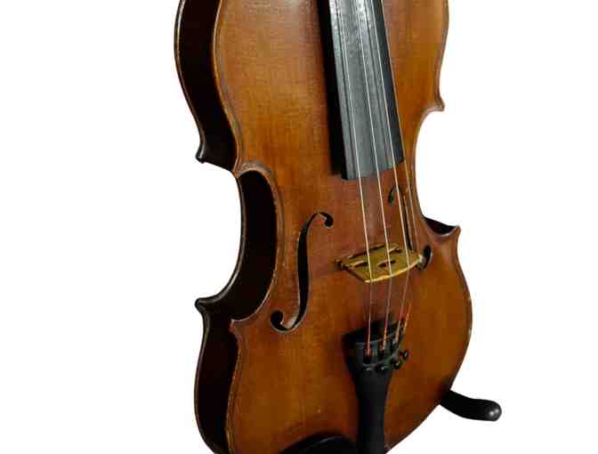 German Made Violin labeled from the Saunders Collection